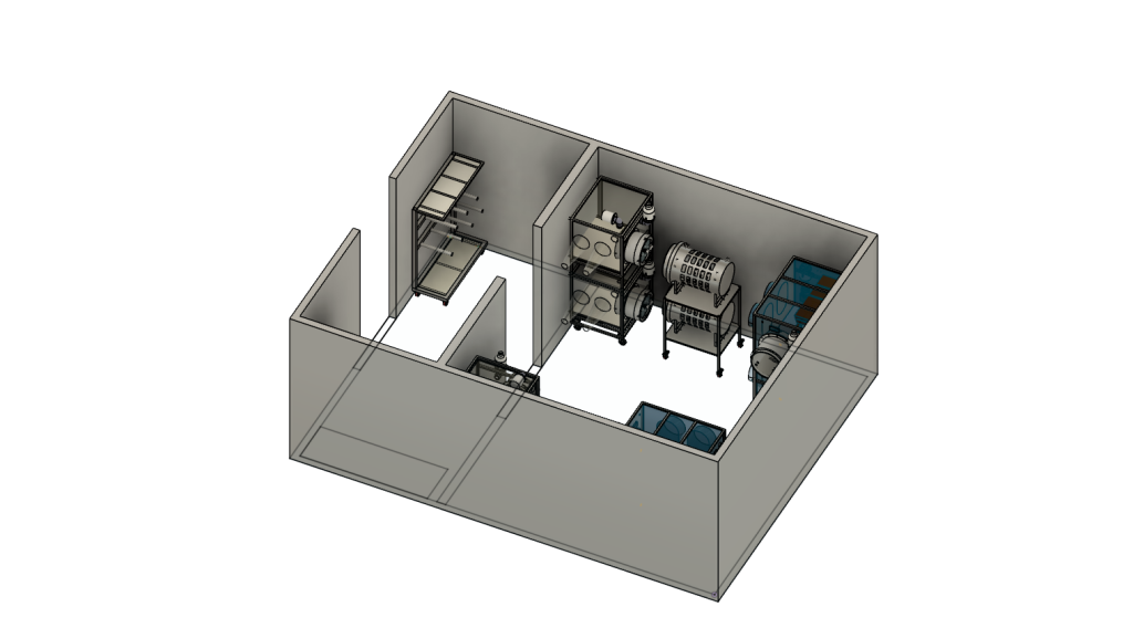 custom lab room layout design