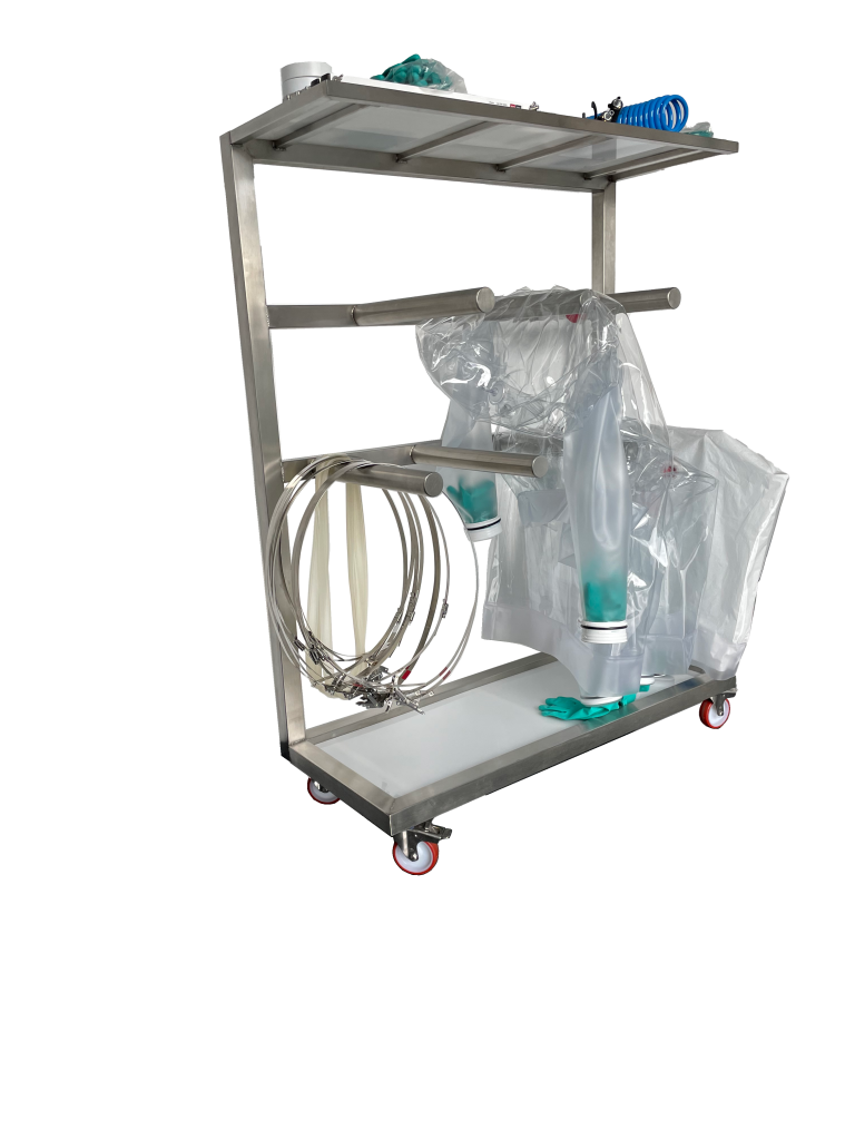 drying rack for transfer sleeves